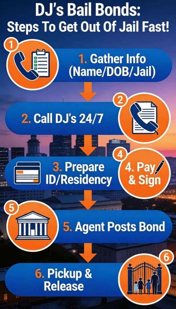 Steps to get out of jail fast