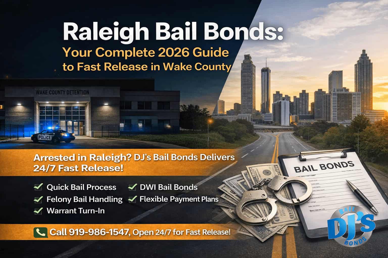 Raleigh Bail Bonds: Your Complete 2026 Guide to Fast Release in Wake County