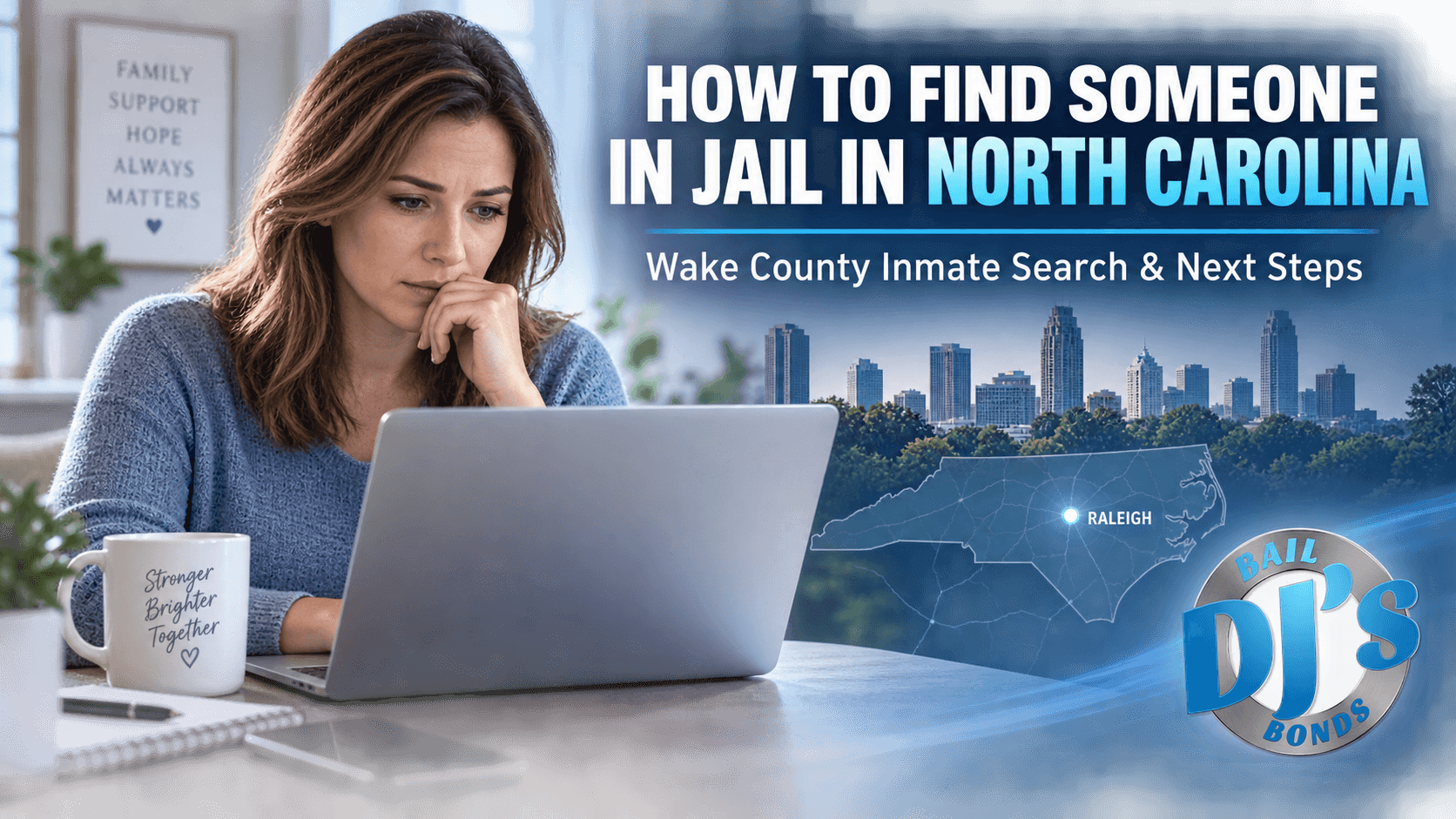 Family using the Wake County inmate search to find someone in jail in North Carolina